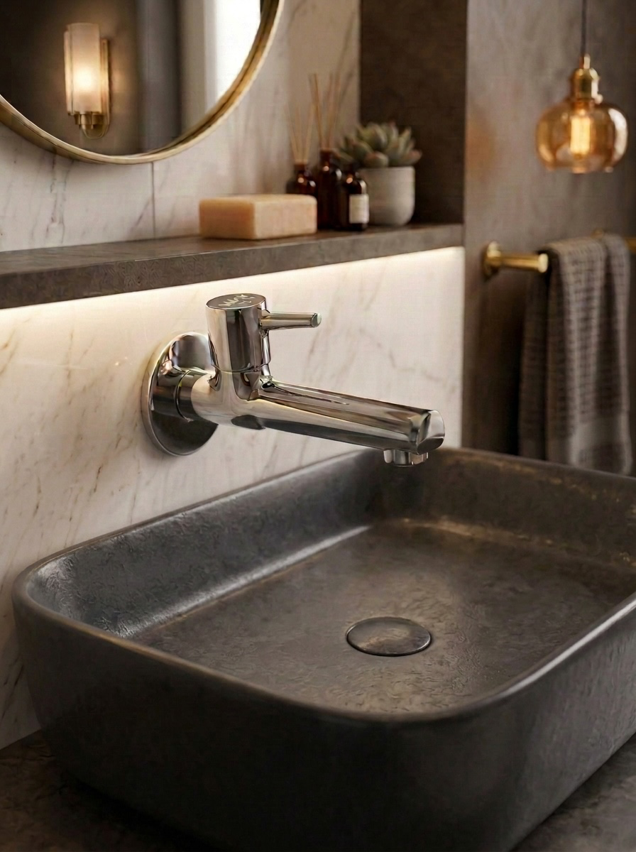 MAX LITE faucet in a bathroom setting