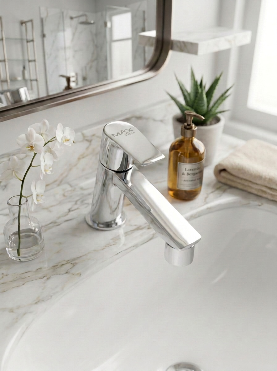 MAX ULTRA faucet in a bathroom setting
